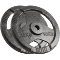 Set of cast iron weights 2x10kg, hole 31mm, plate with handles, REBEL ACTIVE Set of cast iron weights 2x10kg, hole 31mm, plate with handles, REBEL ACTIVE