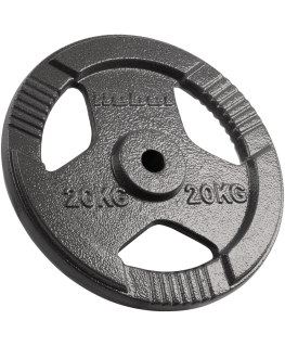 Ketaus apkrova 20kg, skylė 31mm, plokštė su rankenomis, REBEL ACTIVE