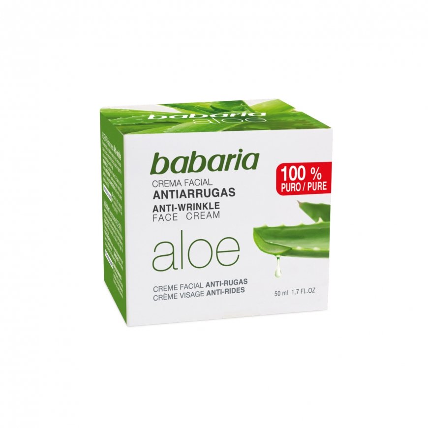 Babaria Face Cream Aloe Anti-wrinkle Dienas krēms Seja 50 ml