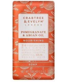 Crabtree & Evelyn, Pomegranate & Argan Oil, nourishing, Soap Bar, 158 St