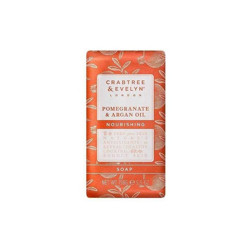 Crabtree & Evelyn, Pomegranate & Argan Oil, maitininantis, Soap Bar, 158 g
