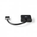 Nedis CCBW34900AT02 видео кабель адаптер 0,2 m VGA (D-Sub) HDMI Тип A (Стандарт) Антрацит