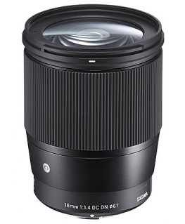 Sigma 16mm F1.4 DC DN | C MILC Plačiakampis objektyvas Juoda