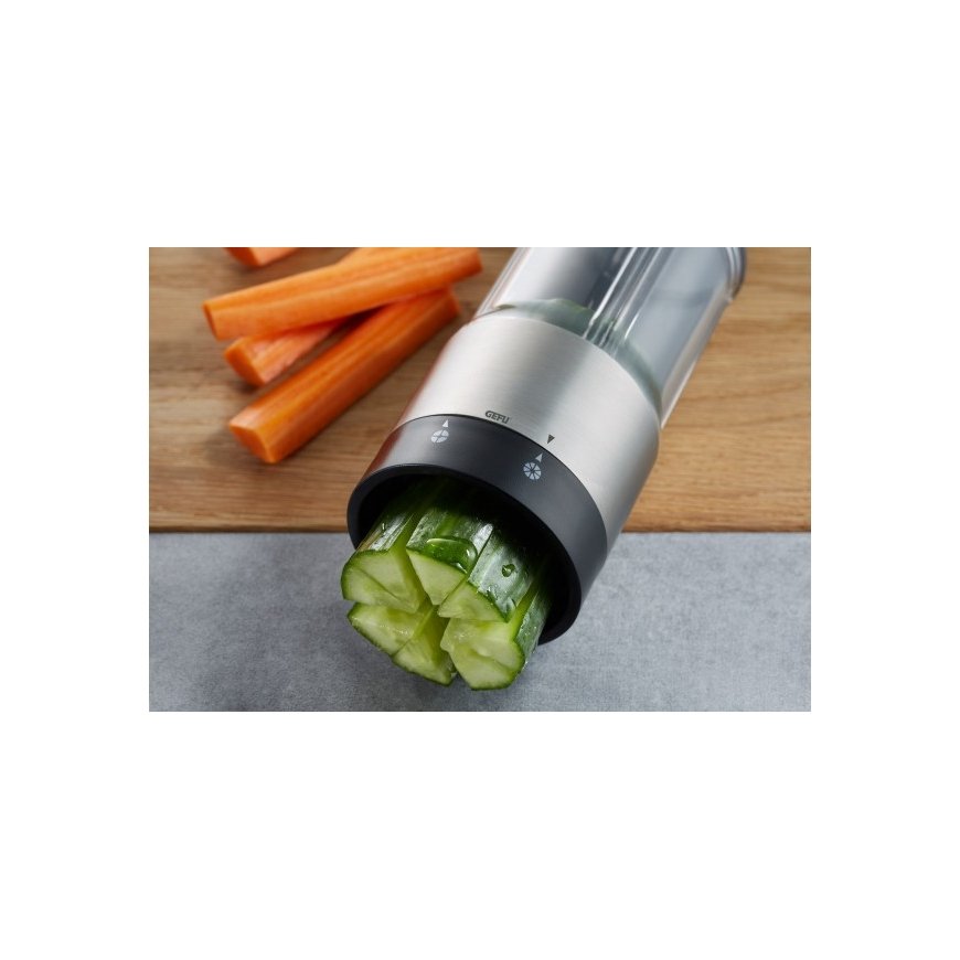 GEFU FLEXICUT shaped food cutter Black, Grey, Transparent Plastic, Stainless steel – 4