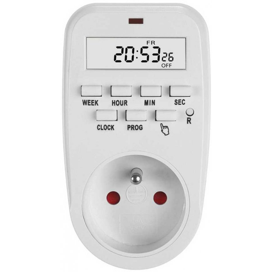 GreenBlue GB362 E Timer Switch - Digital Timer, Max. Load 16A, IP20, European plug – 2