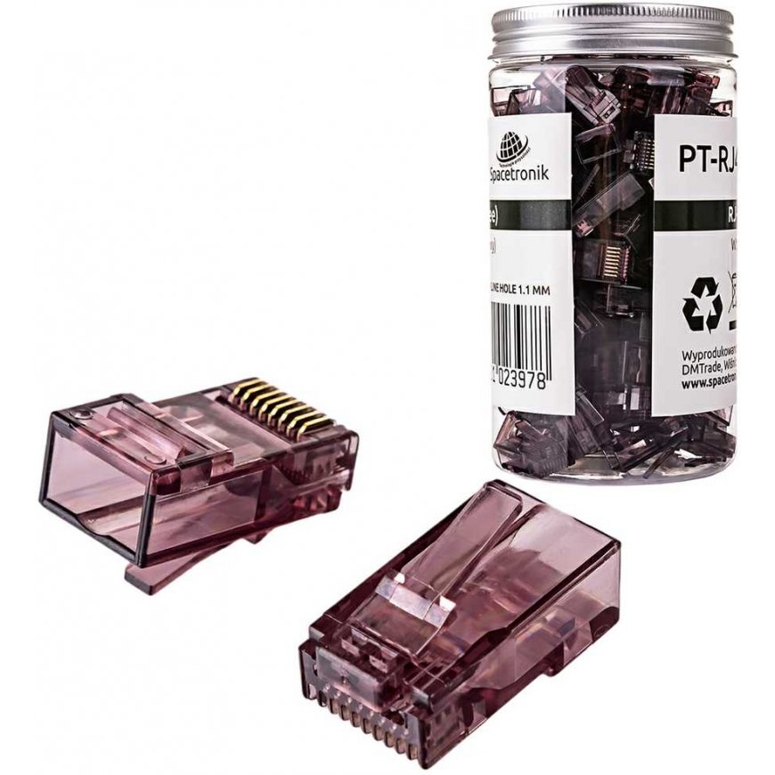 Spacetronik RJ45 plug, bandwidth, cat. 6