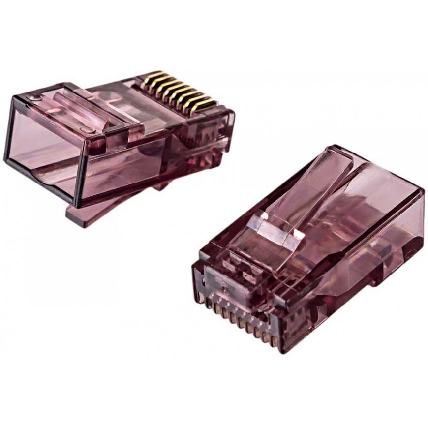 Spacetronik RJ45 plug, bandwidth, cat. 6 UTP PT-RJ456UC-1, 100 pcs. – 2