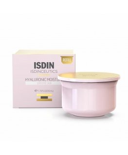 Isdin Isdinceutics Hyaluronic Moisture Sensitive Skin Refill drėkinančio veido kremo su hialiuronu jautriai odai papildymas 50ml