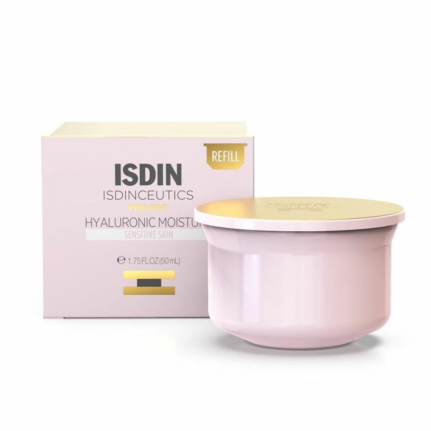 Isdin Isdinceutics Hyaluronic Moisture Sensitive Skin Refill moisturizing face cream with hyaluronan for sensitive skin 50ml