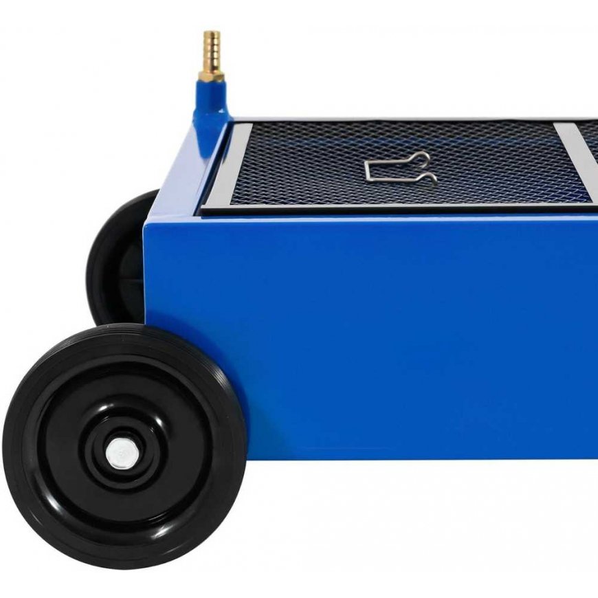 MSW Filling machine floor trolley for oil change with hand pump 20l/min 75l – 4