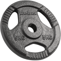 Set of cast iron weights 4x5kg, hole 31mm, plate with handles, REBEL ACTIVE Set of cast iron weights 4x5kg, hole 31mm, plate with handles, REBEL ACTIVE