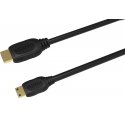 Fuj:tech HDMI - micro HDMI -kaapeli, 1 m Fuj:tech HDMI - micro HDMI -kaapeli, 1 m