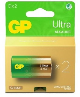 GP LR20 Ultra (G-TECH) batteries 2 pcs.