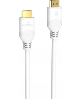 Fuj:tech HDMI 2.1 8K Certified Ultra High Speed -kaapeli, 3 m, valkoinen
