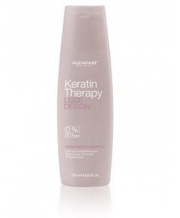 ALFAPARF Milano Lisse Design Keratin Therapy 250 ml Šampūnas Profesionalus Moteriškas