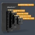 Qoltec Aluminiowy Adapters for M.2 SSD | SATA NGFF or SATA III | 2TB | Super speed 6Gb/s | Judas Qoltec Aluminiowy Adapters for M.2 SSD | SATA NGFF or SATA III | 2TB | Super speed 6Gb/s | Judas