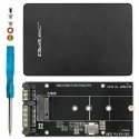 Qoltec Aluminiowy Adapters for M.2 SSD | SATA NGFF or SATA III | 2TB | Super speed 6Gb/s | Judas Qoltec Aluminiowy Adapters for M.2 SSD | SATA NGFF or SATA III | 2TB | Super speed 6Gb/s | Judas