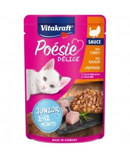 VITAKRAFT POESIE DELICE JUNIOR turkey - wet cat food - 85 g
