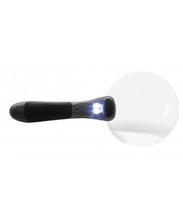 Konus Lux-90 magnifier 2.5x Black, Transparent