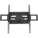 Maclean TV holder, max. VESA 800x600, 43-100", 80kg, horizontal and vertical angle reg. angle, profile 50-500mm, black, MC-423
