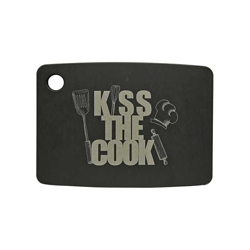 Deska do krojenia 20 cm KISS THE COOK / Jade