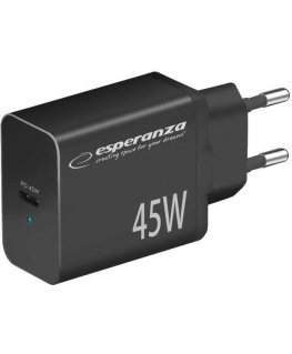 EZC108K Esperanza kroviklis jungiama į tinklą 45w usb-c pd