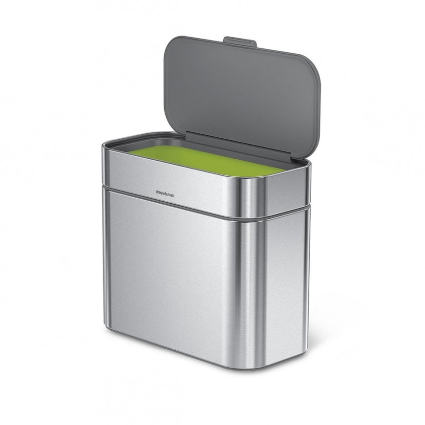 simplehuman CW1645 trash can 4 L Rectangular Stainless steel – 3