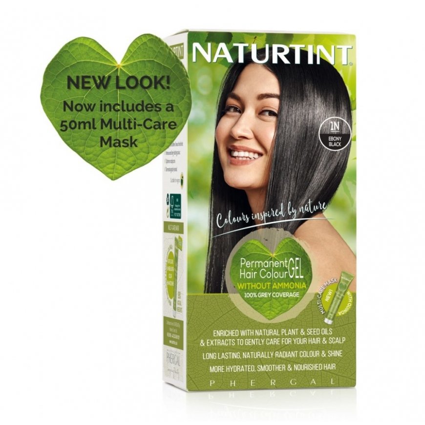 Naturtint Permanent plaukų dažai Juoda 170 ml – 4