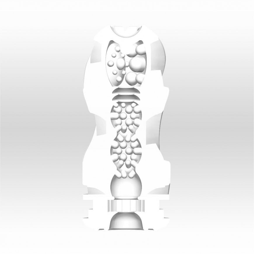 Tenga AIR-TECH ULTRA Slankiojamasis masturbatorius vyrams Sidabras Termoplastinis elastomeras (TPE) – 2