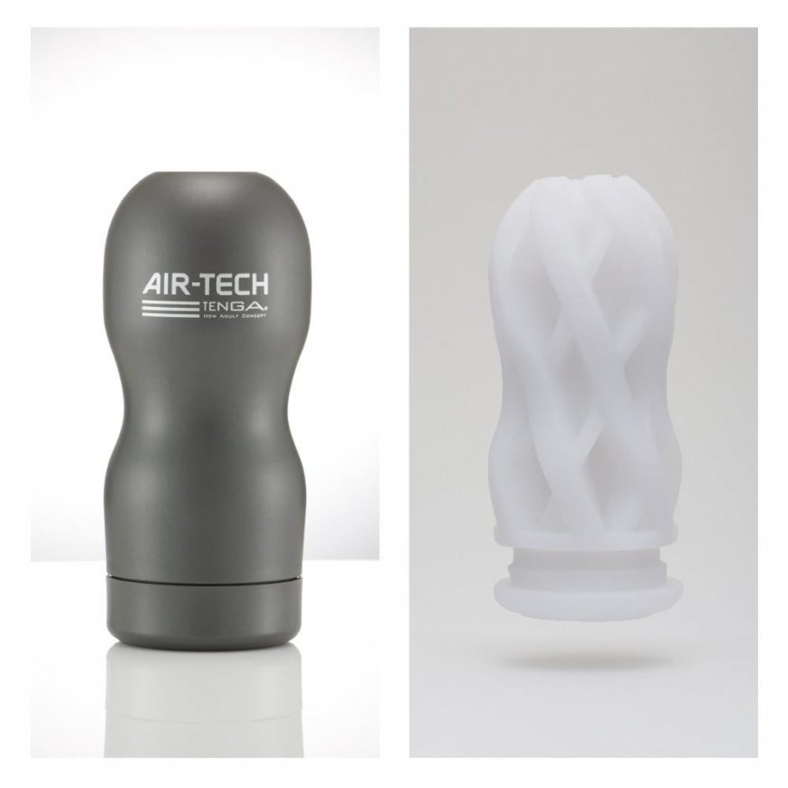 Tenga AIR-TECH ULTRA Vīriešu masturbators Sudrabs Termoplastiska elastomēra (TPE) – 3