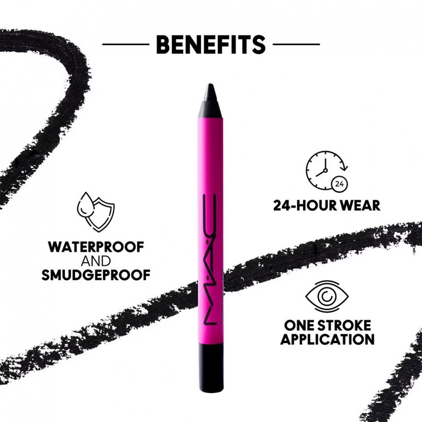 MAC In Extreme Dimension 24H Kajal Eye Liner, 0.8 g – 2