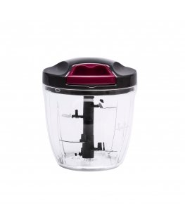 JATA HMAQ4506 manual food chopper Black, Red, Transparent