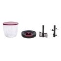JATA HMAQ4506 manual food chopper Black, Red, Transparent JATA HMAQ4506 manual food chopper Black, Red, Transparent