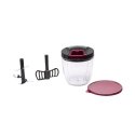 JATA HMAQ4506 manual food chopper Black, Red, Transparent JATA HMAQ4506 manual food chopper Black, Red, Transparent