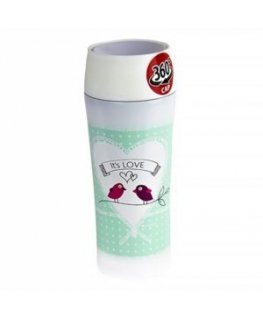 Termo puodelis Love It's Love 400 ml AMBITION