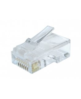 Gembird LC-8P8C-002/100 juhtmepistmik RJ-45 Läbipaistev