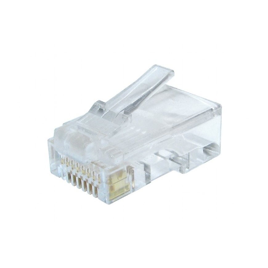 Gembird LC-8P8C-002/100 vadu savienotājs RJ-45 Caurspīdīgs