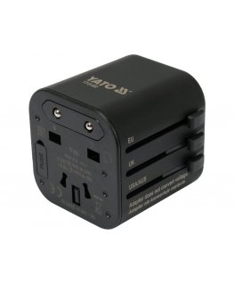 Yato YT-81302 power plug adapter Universal Black