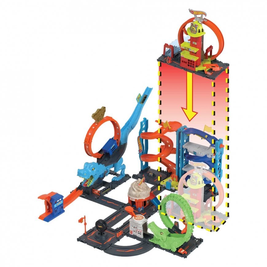 Hot Wheels City Super Loop -paloasema – 3
