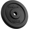 Ketaus svarelių rinkinys 2x10kg, skylė 31mm, klasikinė plokštė, REBEL ACTIVE Ketaus svarelių rinkinys 2x10kg, skylė 31mm, klasikinė plokštė, REBEL ACTIVE