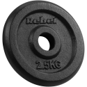 Set of cast iron weights 4x2.5kg, hole 31mm, classic plate, REBEL ACTIVE Set of cast iron weights 4x2.5kg, hole 31mm, classic plate, REBEL ACTIVE