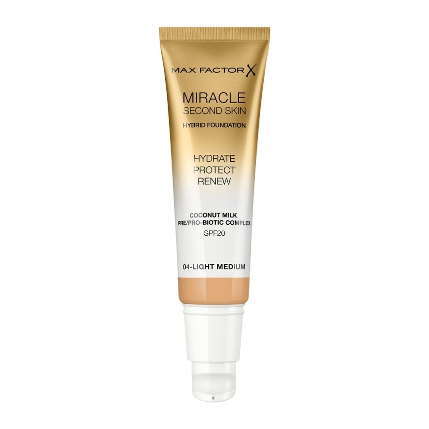 Max Factor Miracle Second Skin 30 ml Tuub Pasta 04 Light Medium – 2