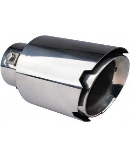 Išmetimo duslintuvo antgalis, nerūdijantis plienas, chromas, amio-04064
