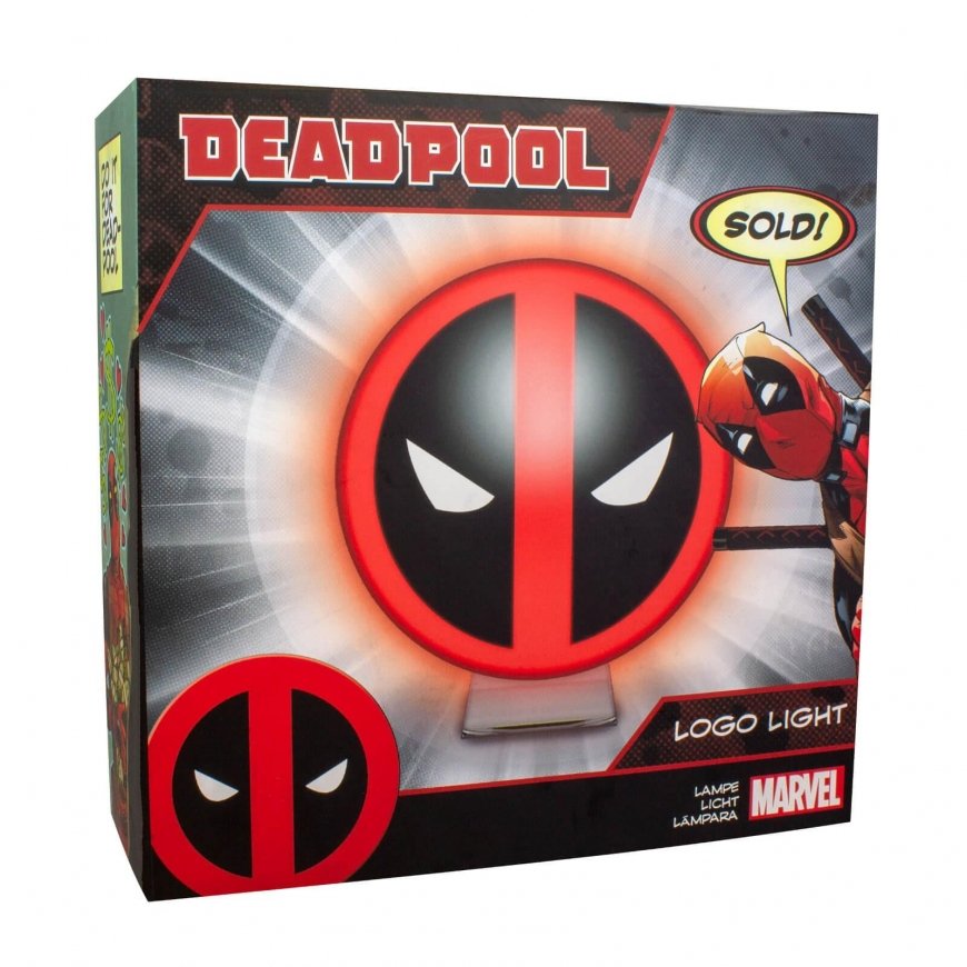 Licenced Deadpool - Logo lempa 10cm – 5
