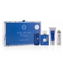 Armaf Club De Nuit Blue Iconic Dárková sada EDP 105 ml, deostick 75 g, deospray 50 ml and shower gel 100 ml