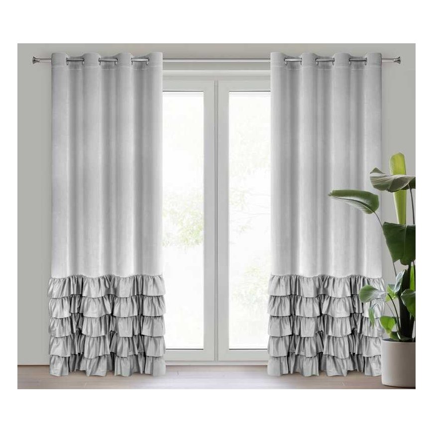 Eurofirany TIEKIMAS/DANI/SIDABRAS 140X250 PERVEDIMAS