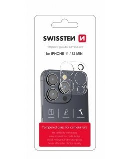 Swissten Tempered Glass For Camera Lens For Apple iPhone 11 / 12 Mini