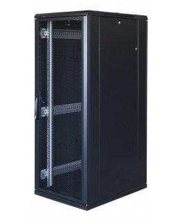 19" Komutacinė spinta TOTEN, System G, 32U, 600x800, perforuotos durys, iki 800kg, juoda / G3.6832.9801 / 19-G6832PP