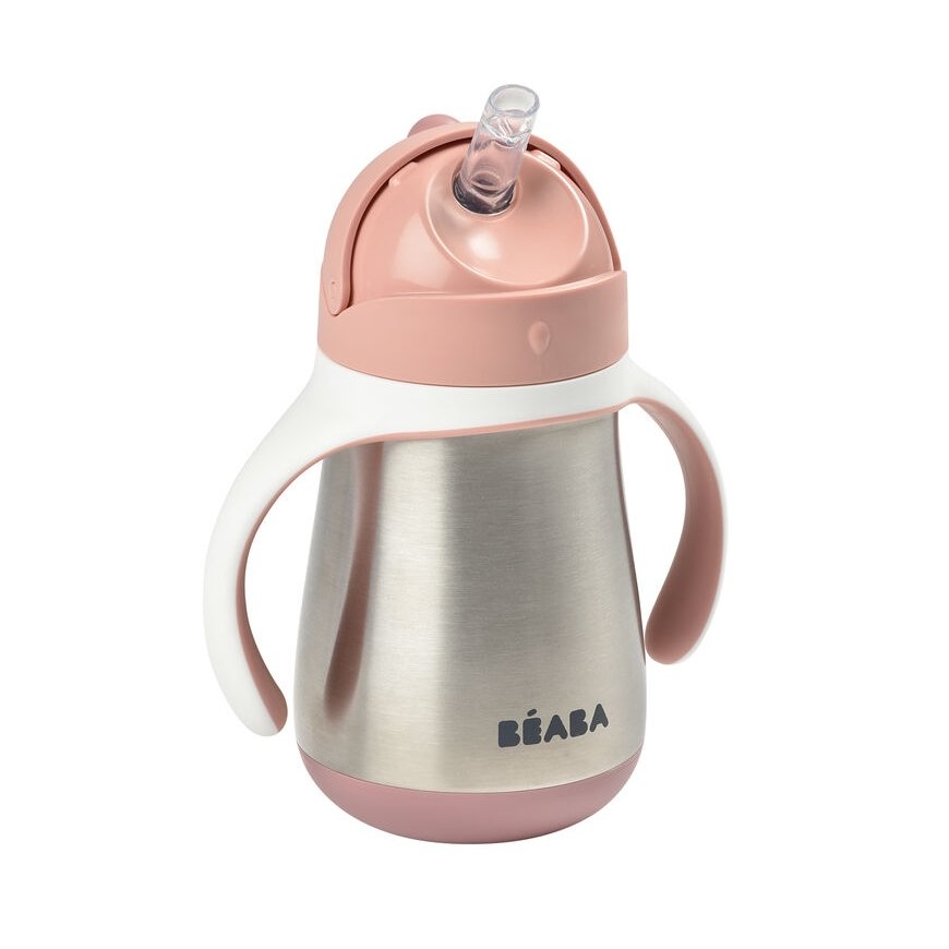 BEABA Stainless Steel Straw Cup бутылочка для кормления 250 ml Розовый – 2