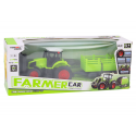 Lean Toys Remote Controlled RC Tractor With Trailer 1:16 Žalias Lean Toys Remote Controlled RC Tractor With Trailer 1:16 Žalias